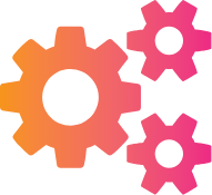 gradient gears icon